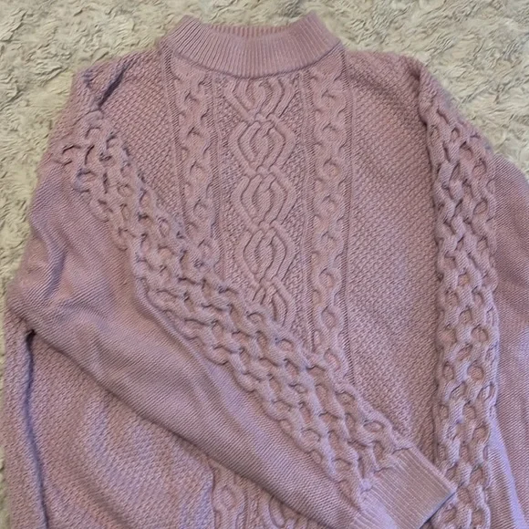 Urban Outfitters Lavender/Pink Crewneck Sweater - Picture 2 of 6